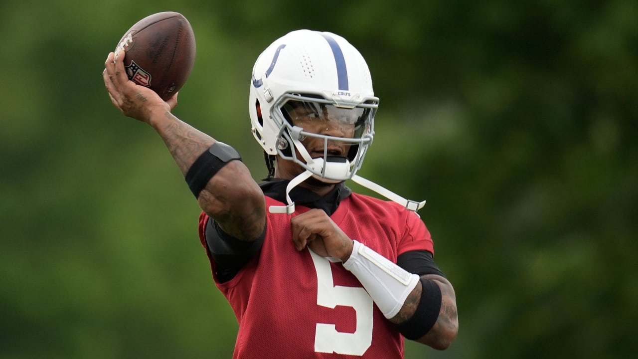 Colts QB Anthony Richardson says shoulder 'just a little sore', day off from throwing precautionary