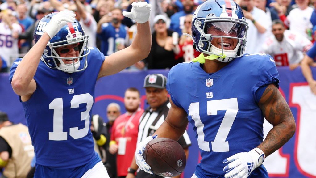 Healthy Wan’Dale Robinson providing Giants with leadership, hope