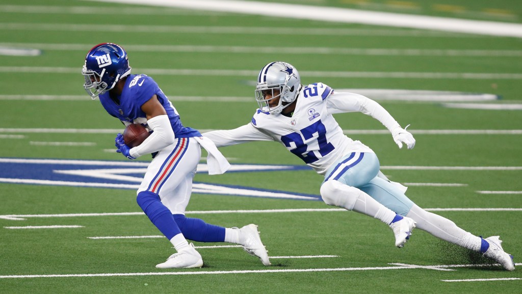 New York Giants’ Darius Slayton pokes a little fun at Cowboys fans