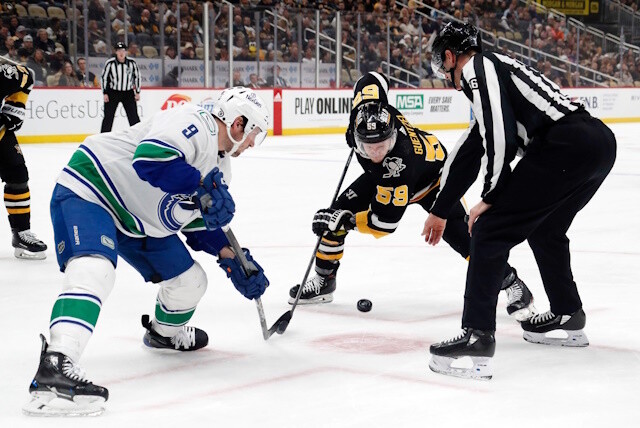 Vancouver Canucks and Pittsburgh Penguins