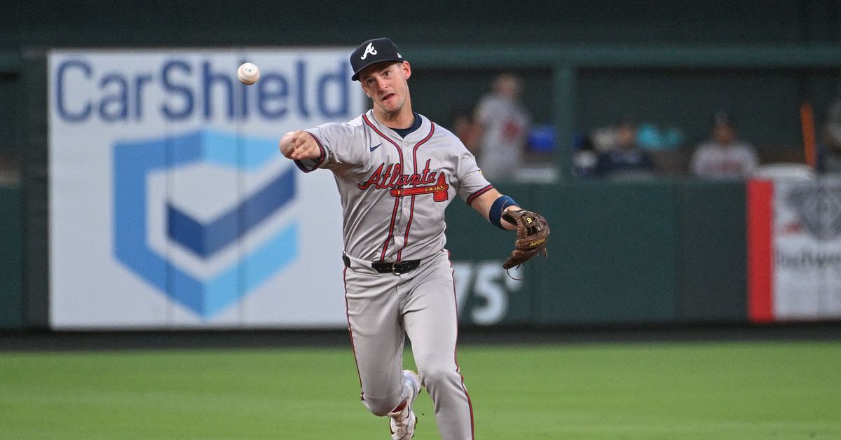 Zack Short in the Braves’ lineup at shortstop for Tuesday’s matchup against St. Louis
