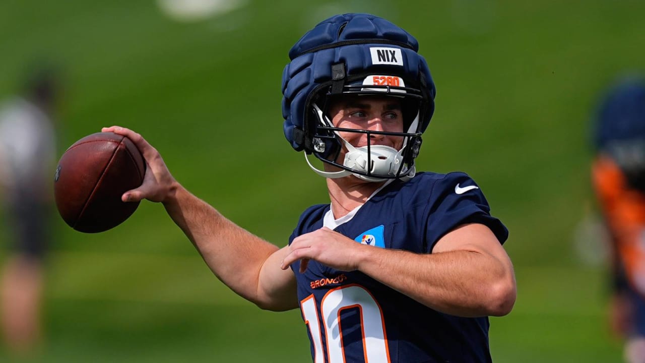 Bo Nix on QB competition: Broncos will 'play me when I'm ready, so I'm going to do my best to get ready'