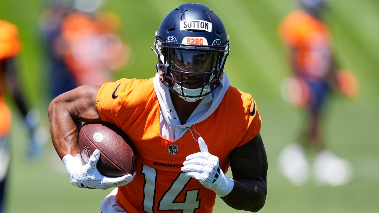 Broncos' Courtland Sutton reported on time, settled for restructure because, 'I believe in this organization'
