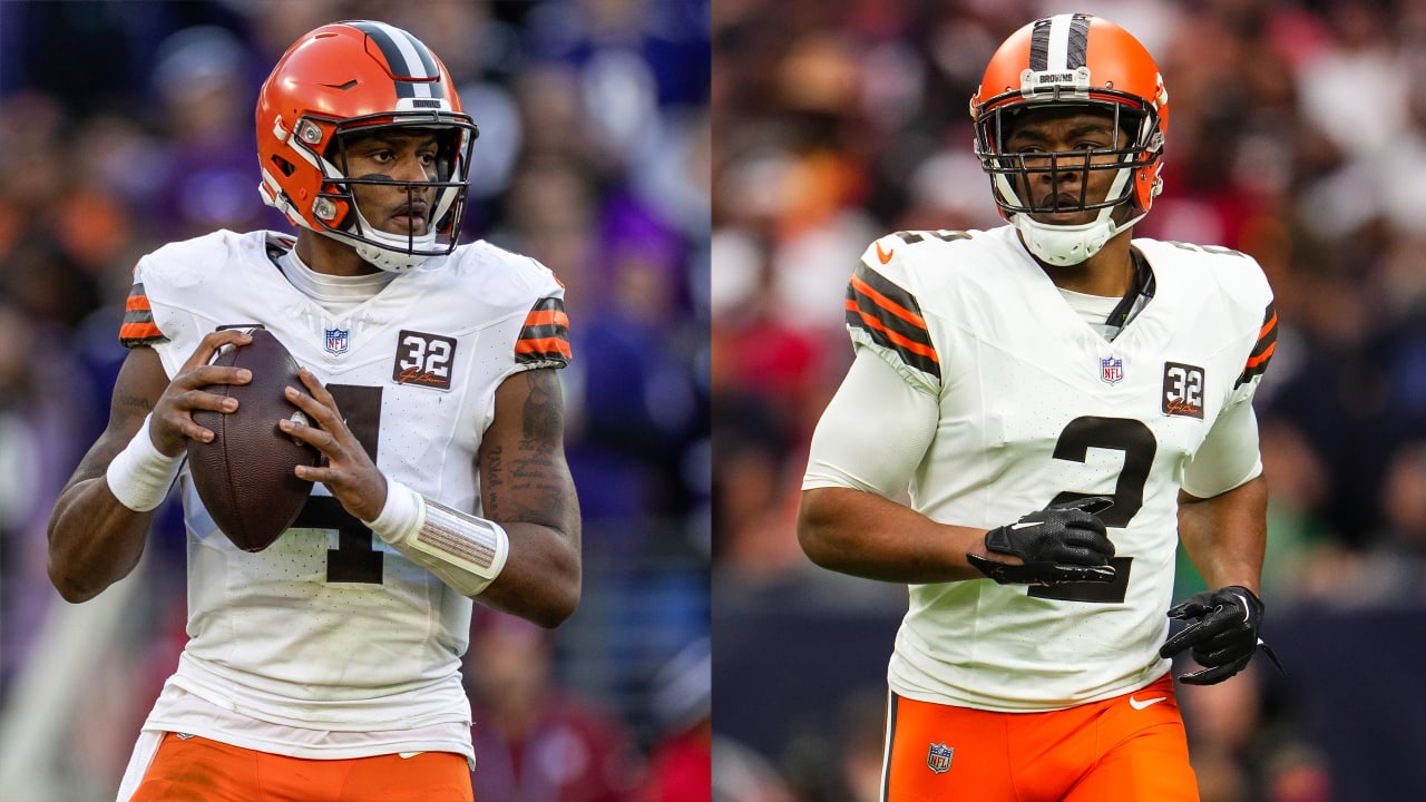 Browns QB Deshaun Watson (shoulder) reveals he's been throwing daily, including with Amari Cooper