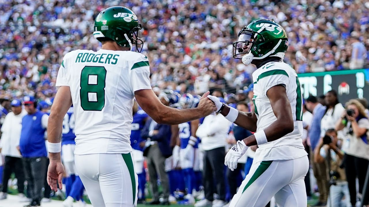 D.J. Reed: Aaron Rodgers-Garrett Wilson connection 'definitely on a different zone right now' at Jets camp
