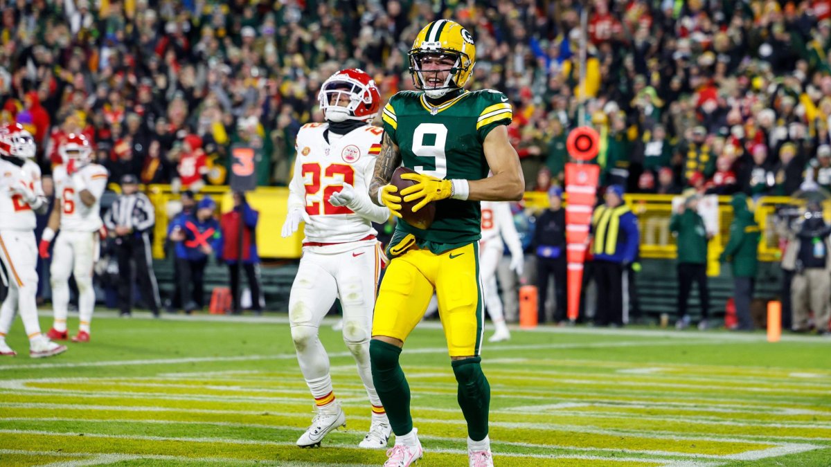 Green Bay Packers WR Christian Watson