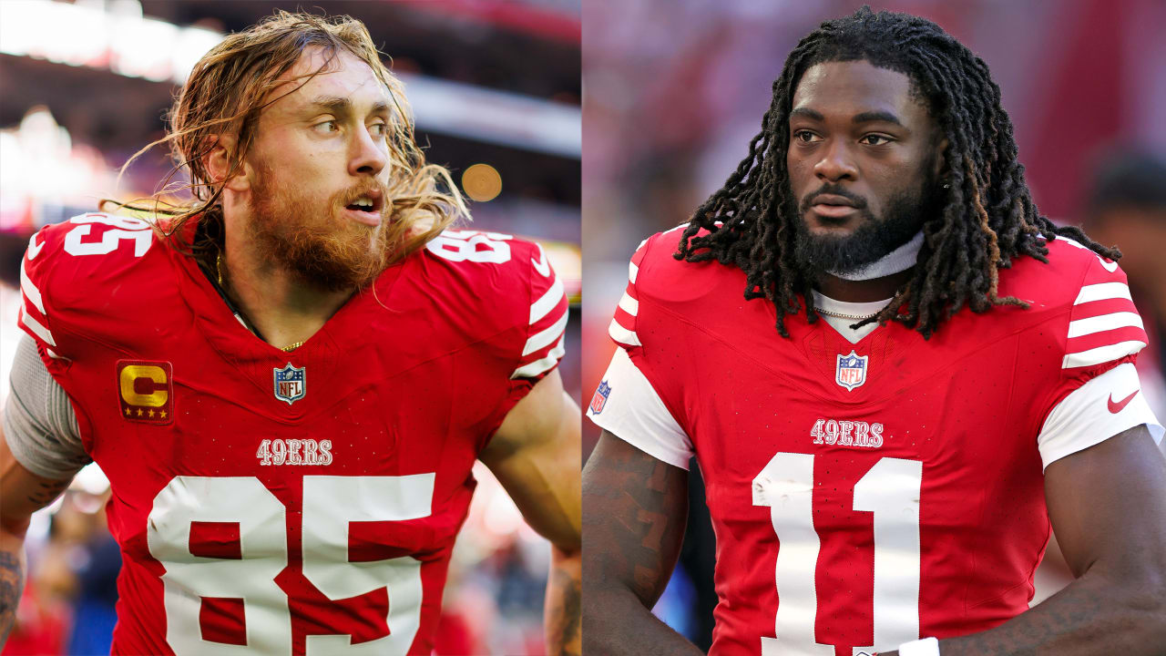 Niners' George Kittle supports Brandon Aiyuk following WR's trade request: 'Hopefully we figure something out'