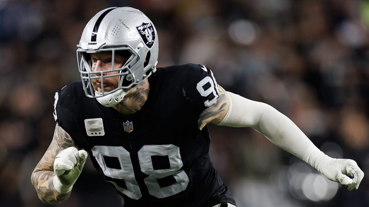 Raiders' Maxx Crosby 'exhausting every single resource' to have best season of his career