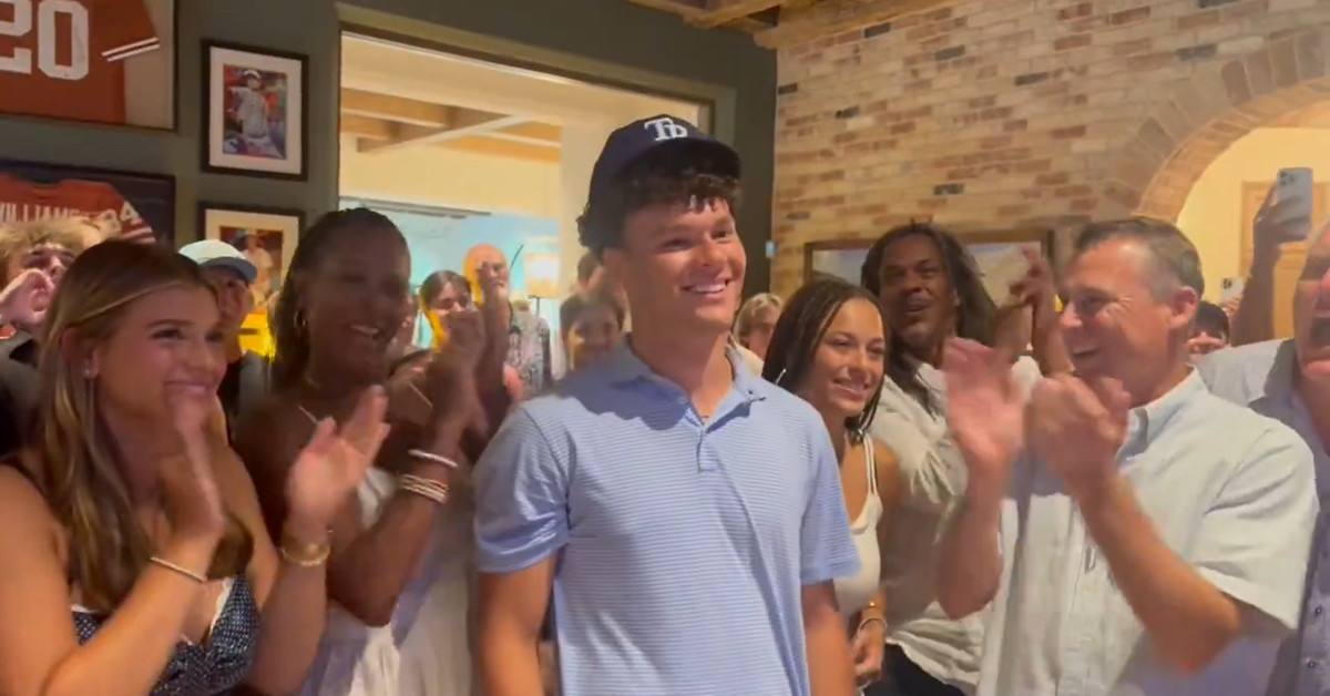 Rays draft high school SS Theo Gillen at No. 18 overall in the 2024 MLB Draft