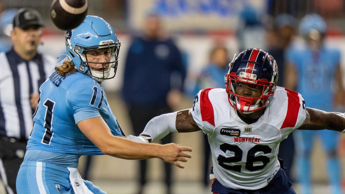Toronto Argonauts need a good performance in their rematch with the Montreal Alouettes