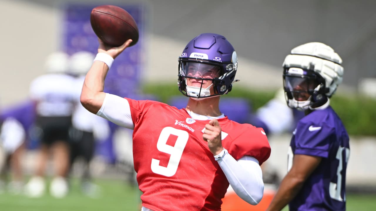 Vikings QB J.J. McCarthy not worried about starting job: 'I'm just focused on learning to get better'