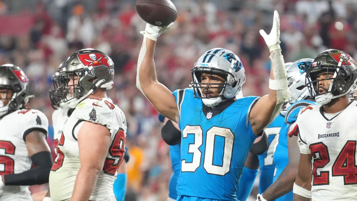 Carolina Panthers RB Chuba Hubbard