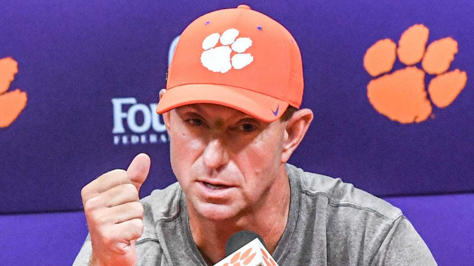 Dabo Swinney sounds off on proposed roster changes