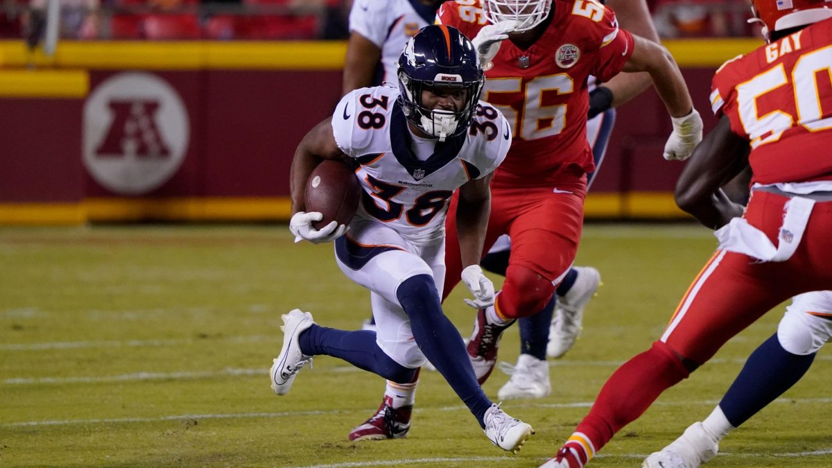Denver Broncos RB Jaleel McLaughlin
