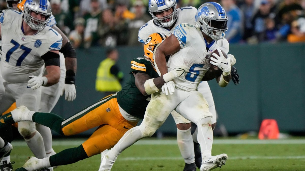 Detroit Lions RB David Montgomery