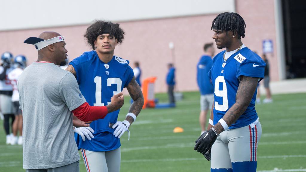 Giants’ Jalin Hyatt expresses pride in Daniel Jones, Malik Nabers