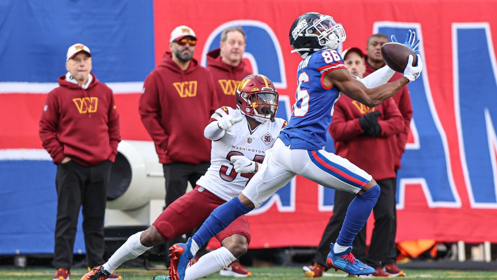 Giants awarded CB Christian Holmes off waivers, cut RB Corbin