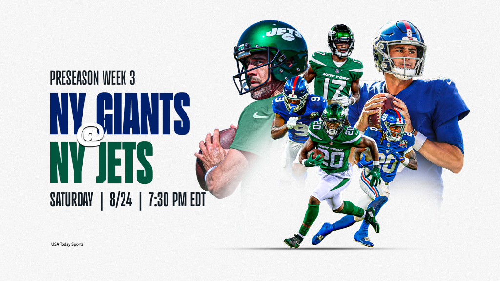 Giants vs. Jets: Time, television, radio and streaming schedule