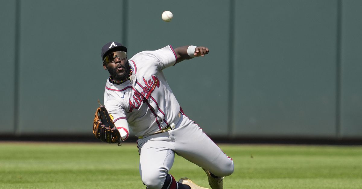Michael Harris hitting sixth for Braves Wednesday against Giants