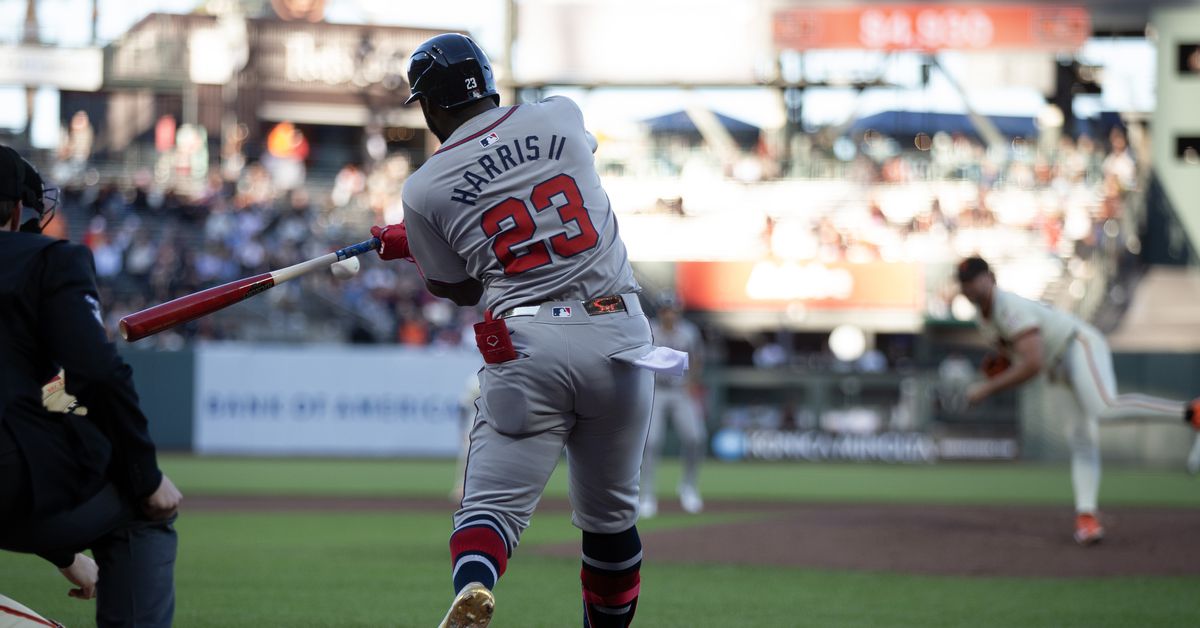 Michael Harris launches grand slam in return as Braves bash Giants, 13-2