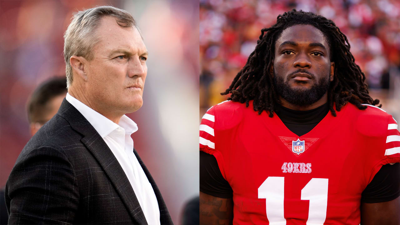 Niners GM John Lynch on Brandon Aiyuk contract situation: 'We feel the urgency to have him'