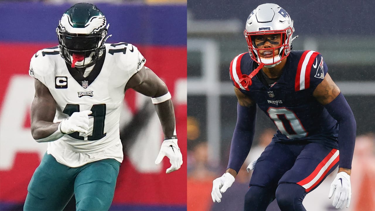 Patriots CB Christian Gonzalez earns glowing review from Eagles WR A.J. Brown after joint practice