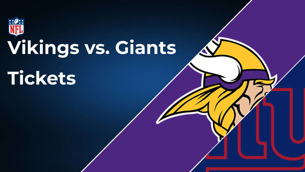 Vikings vs. Giants Tickets: Week 1, September 8
