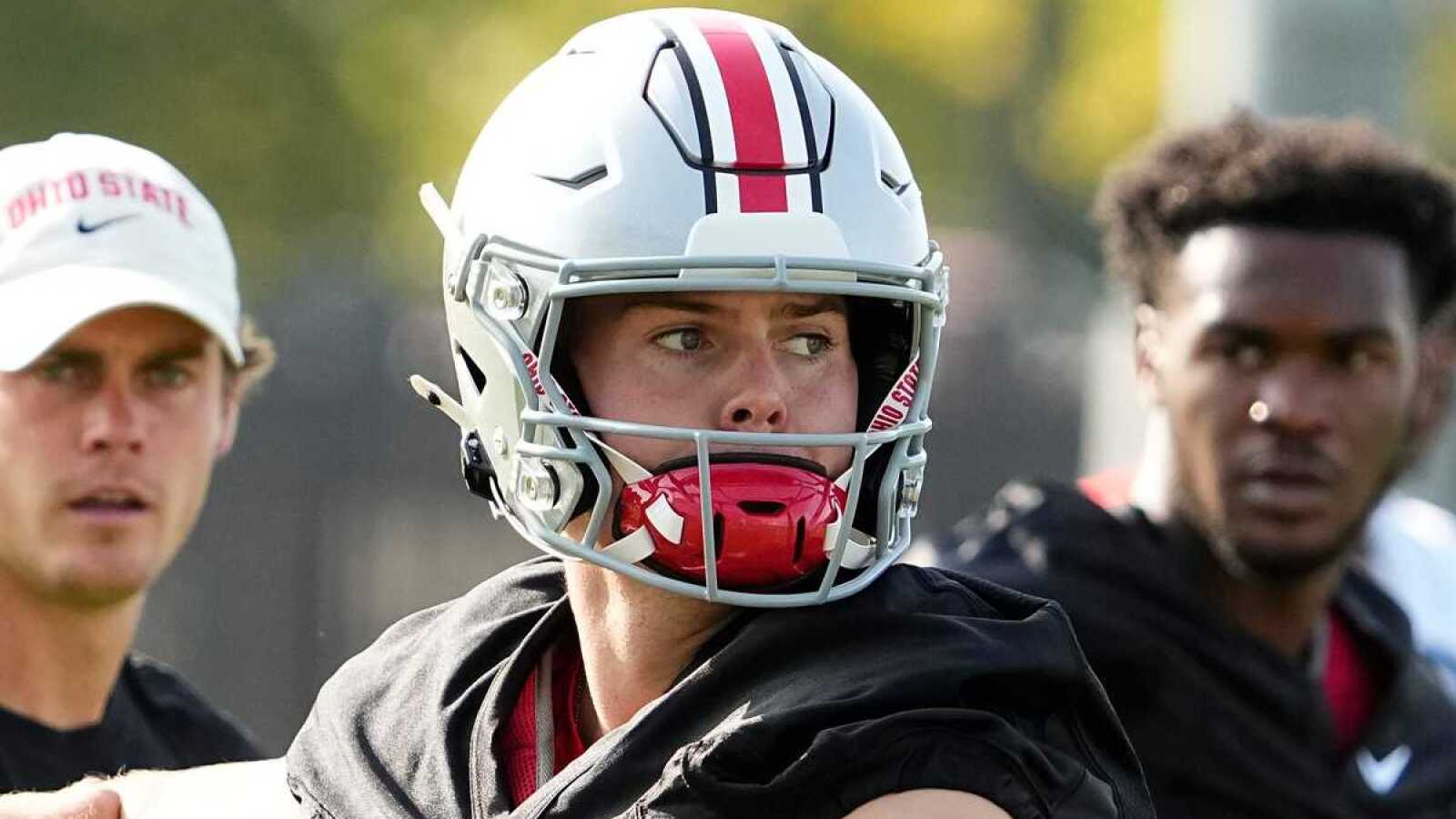 WR Emeka Egbuka raves about Ohio State's likely starting QB