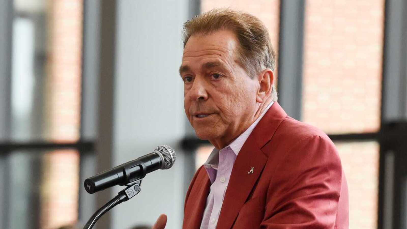 Watch: Nick Saban's heartfelt reaction to first 'College GameDay' campus experience