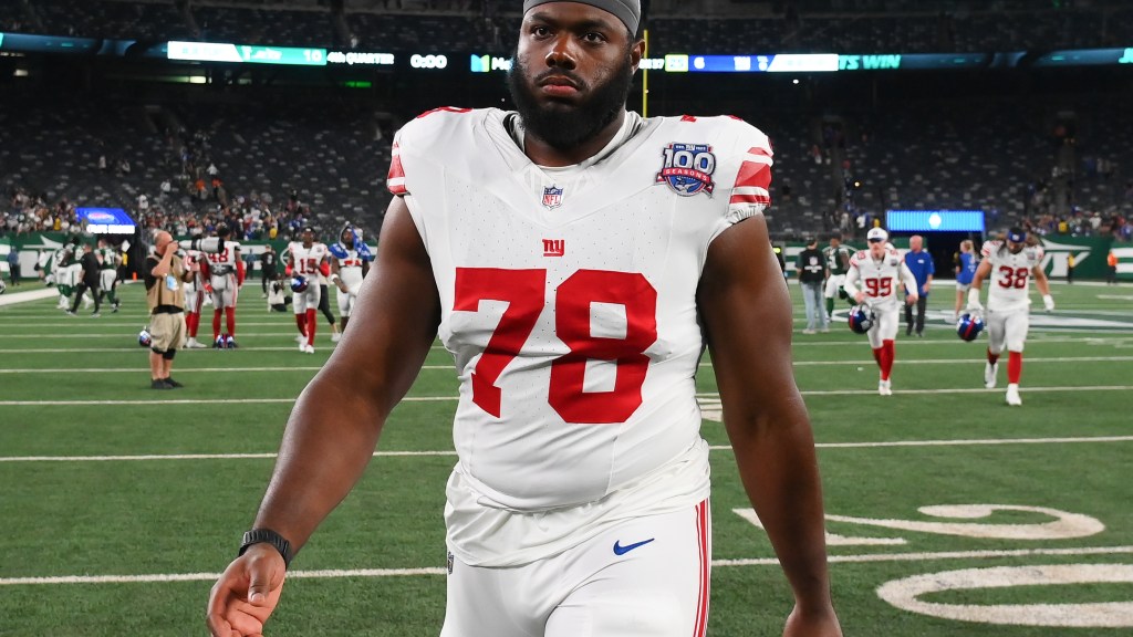 Giants’ Andrew Thomas staying focused despite another 0-2 start