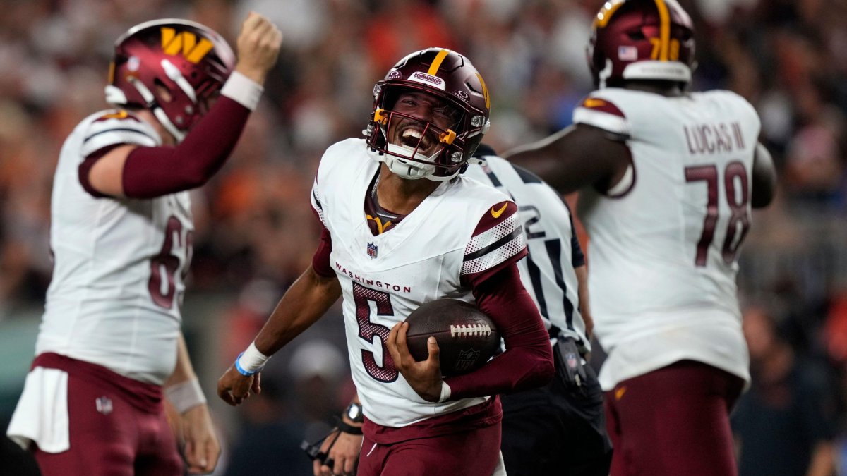 How Jayden Daniels stole the show in the Commanders’ Week 3 upset win
