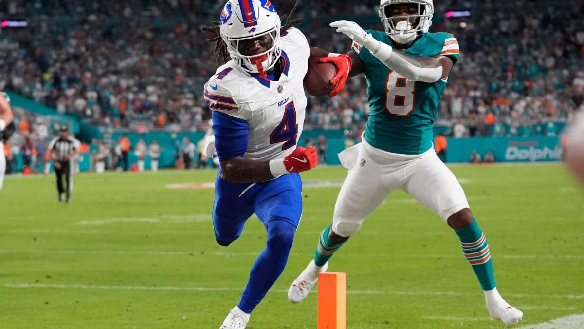 Immediate fantasy football takeaways from Dolphins-Bills Thursday Night Football