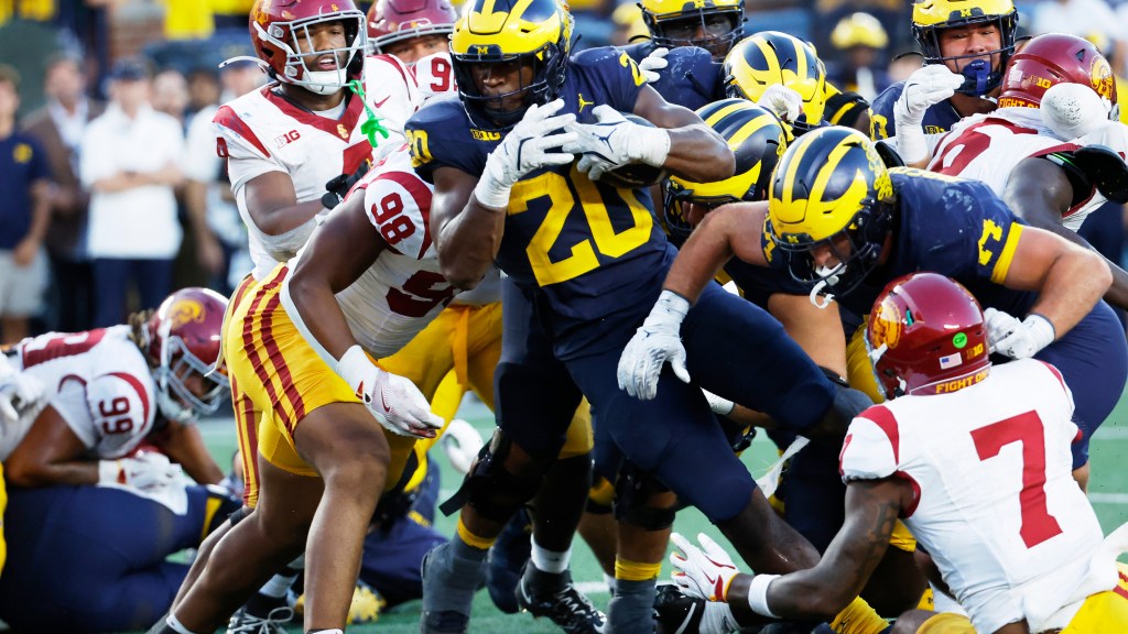 New York Giants GM Joe Schoen scouted Michigan-USC
