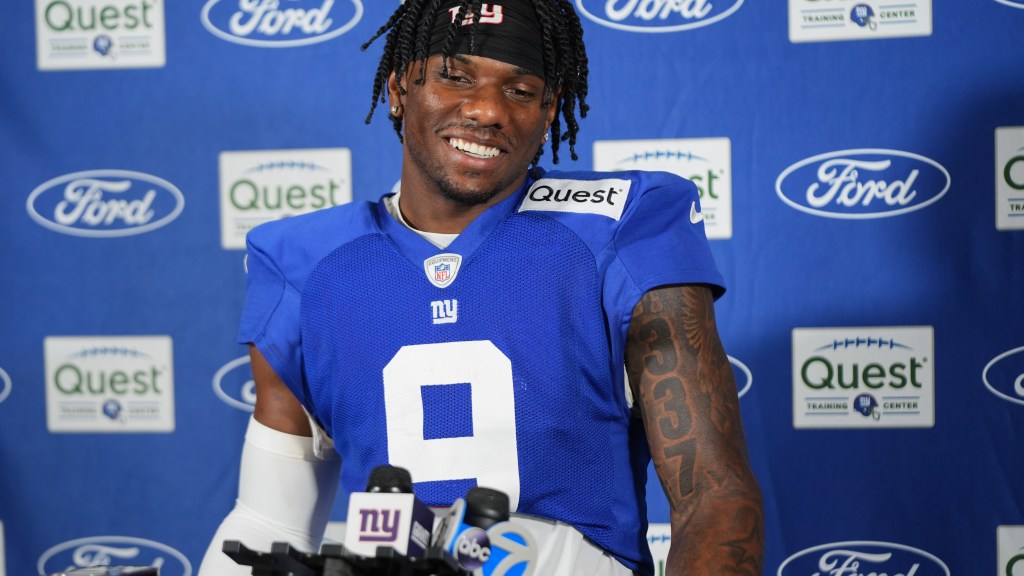 New York Giants’ Malik Nabers can’t wait to hear fans chant, ‘Leeeek!’