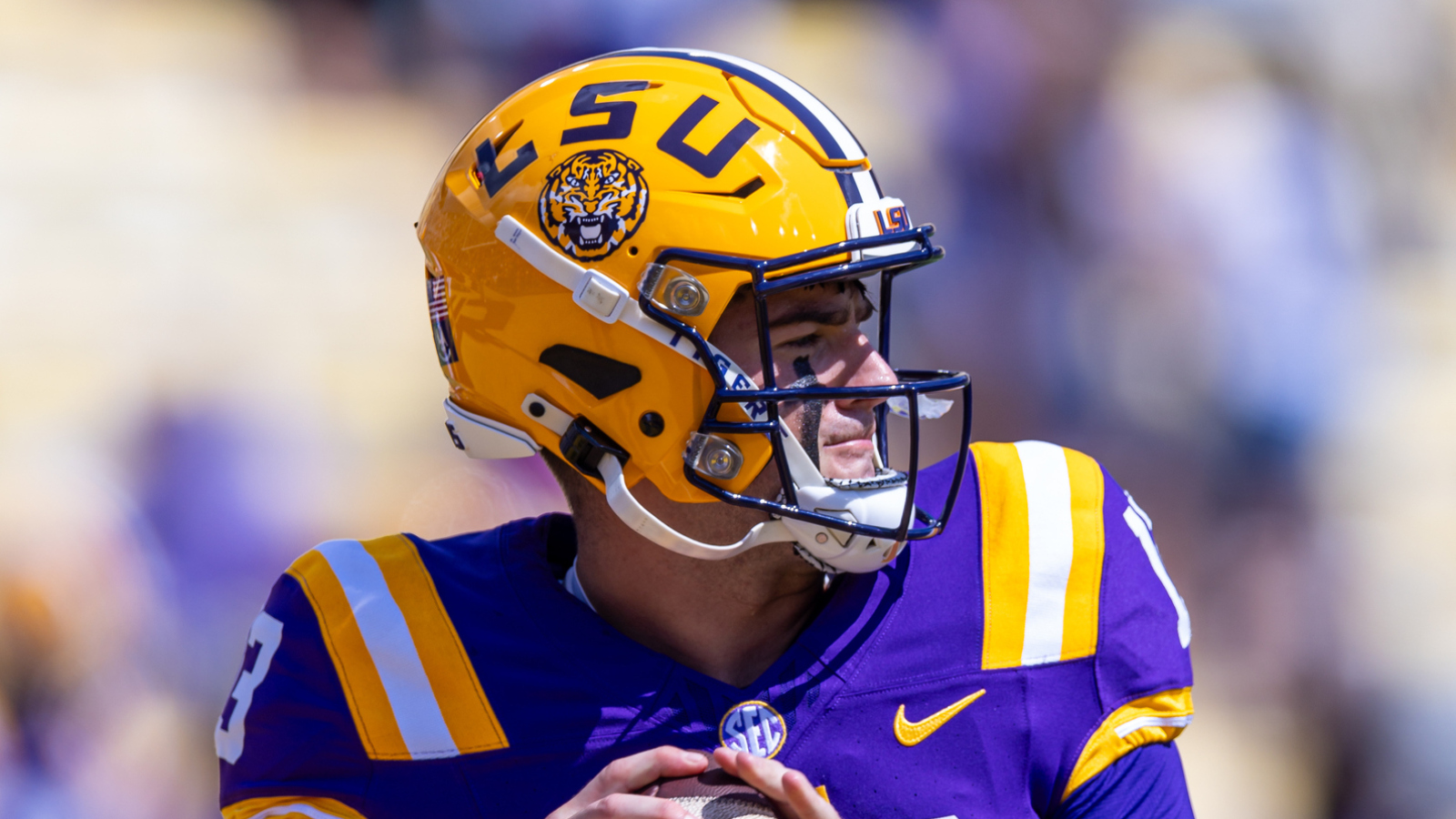 Watch: LSU QB Garrett Nussmeier lofts perfect TD vs. UCLA