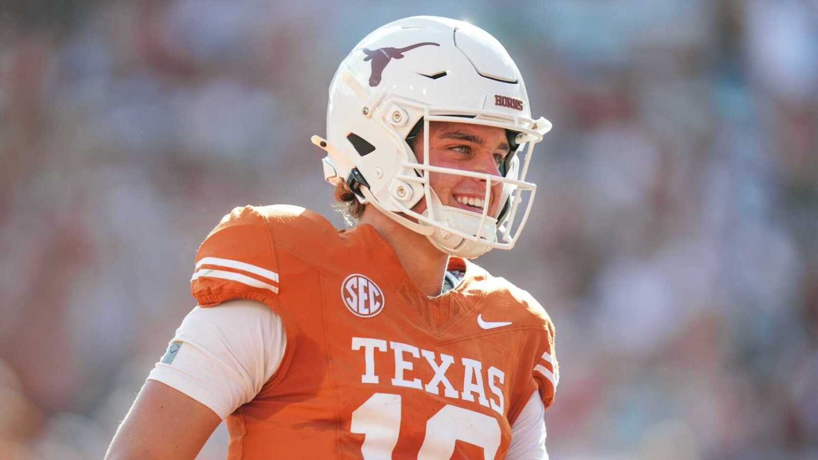 Watch: Texas QB Arch Manning runs for 67-yard TD