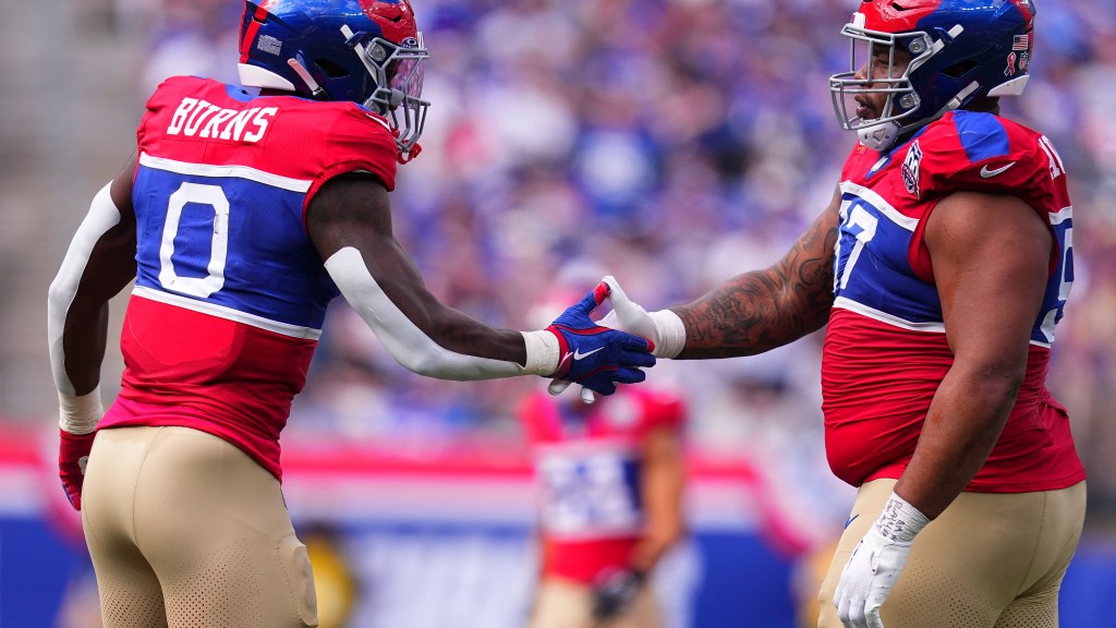 Dexter Lawrence, Brian Burns remain sidelined