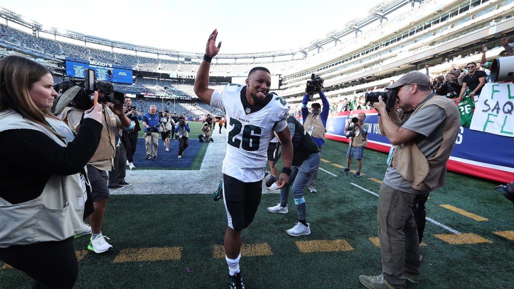 Eagles’ Saquon Barkley showed New York Giants mercy in Week 7