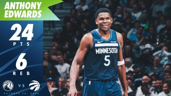 Edwards, Randle lead Timberwolves past Raptors in home opener