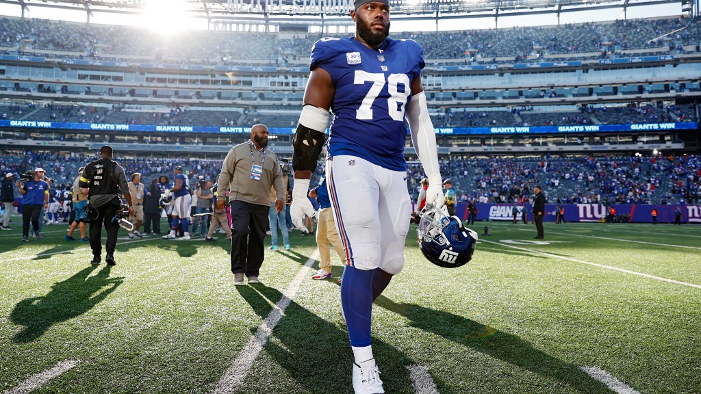 Giants OL Andrew Thomas’ status is ‘up in the air’