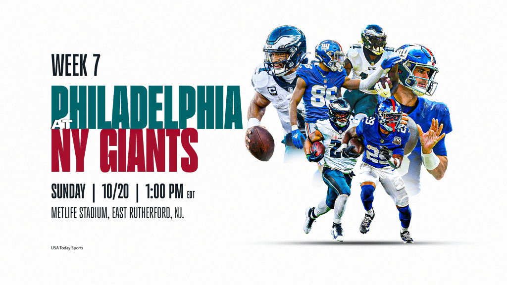 Giants vs. Eagles: Time, television, radio and streaming schedule