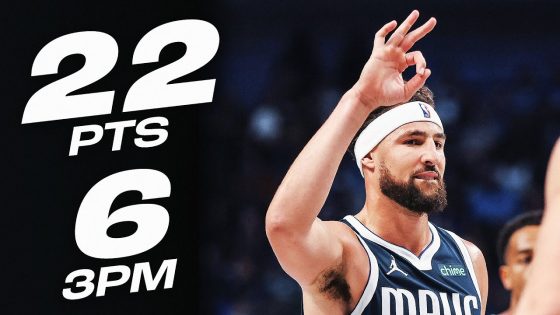 Klay Thompson reacts to his record-setting debut with Mavericks