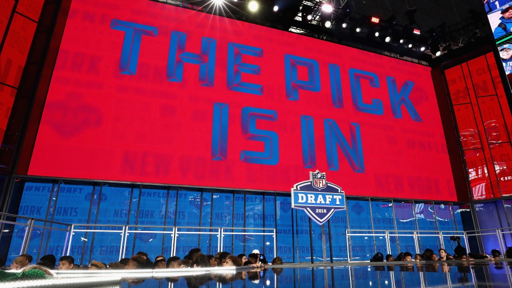 New York Giants currently slated to select 12th