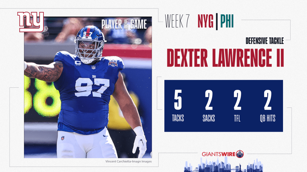 New York Giants vs. Eagles Player of the Game: Dexter Lawrence
