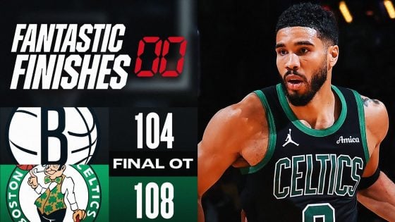 Jayson Tatum’s 33 points power Celtics over Nets in overtime thriller
