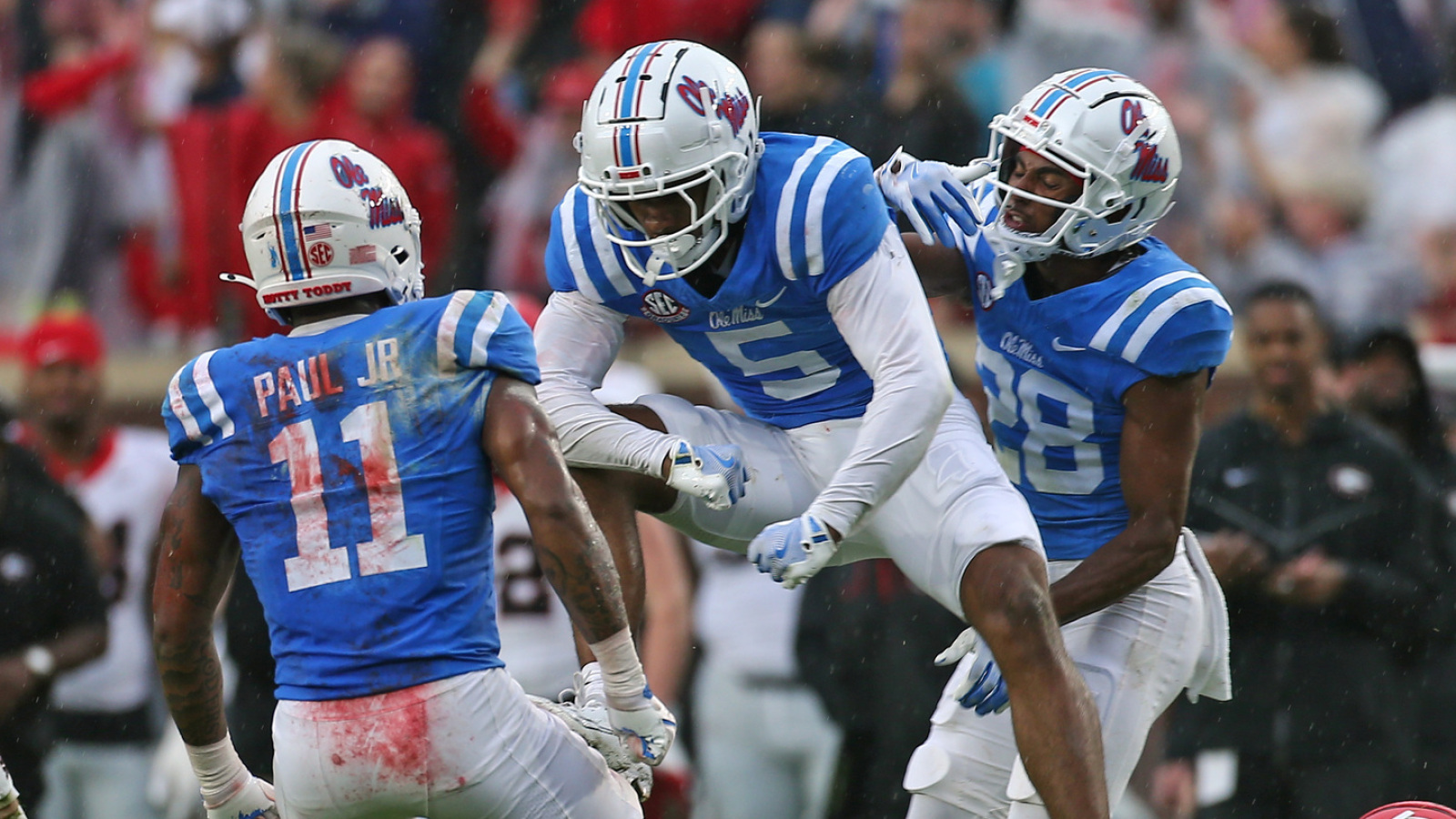 Watch: Ole Miss interception seals massive win over Georgia