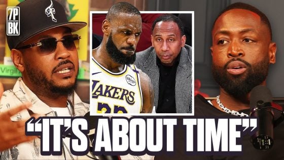 Carmelo Anthony, Dwyane Wade weigh in on LeBron’s clash with Stephen A. Smith