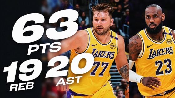 Doncic, James combine for 63 points as Lakers edge Knicks in OT thriller