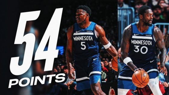 Edwards, Randle lead Timberwolves past Nuggets in dominant win