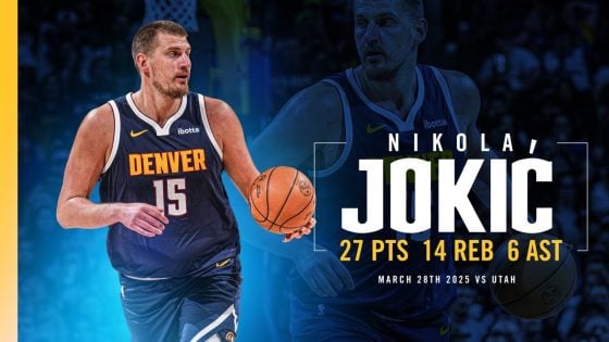 Jokic leads Nuggets to blowout win over Jazz